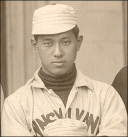 Takaki has been named the first person of Japanese ancestry to play baseball for a mainland U.S. college, according to Nisei Baseball Research Project.